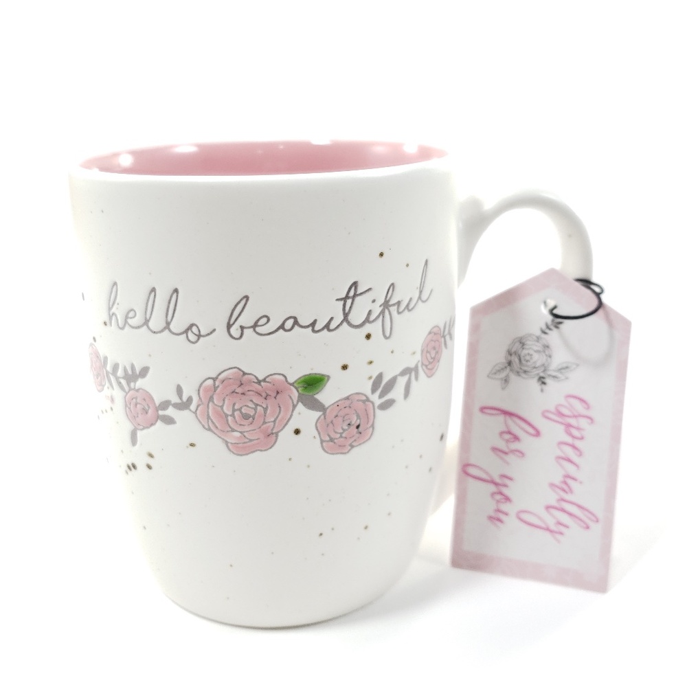 Hello Beautiful Ceramic Coffee Tea Mug - Picture 2 of 7